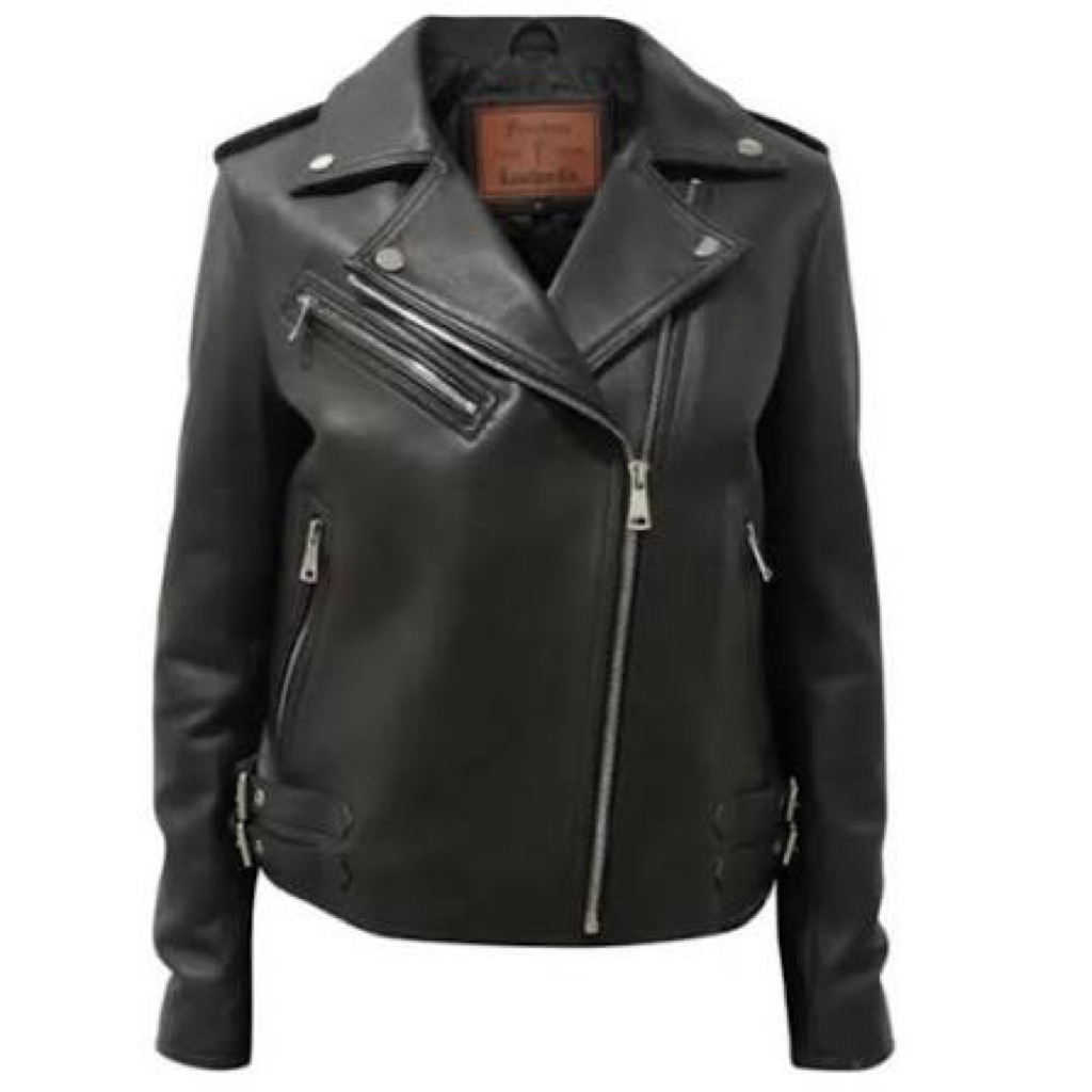 FREEDOM 女純羊皮騎士外套 #127244