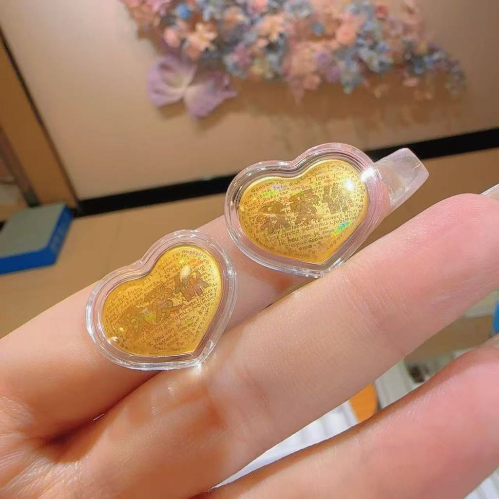 9999純黃金情人節金飾 愛心金幣 收藏送禮推薦 精緻純金系列｜Yj宜佳珠寶