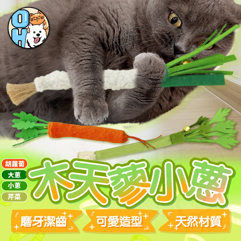 【歐豆K】木天蓼小蔥 貓咪木天蓼 蔥造型啃咬棒 仿生小蔥 貓咪潔牙棒 木天蓼啃咬棒 仿真蔥玩具 磨牙玩具