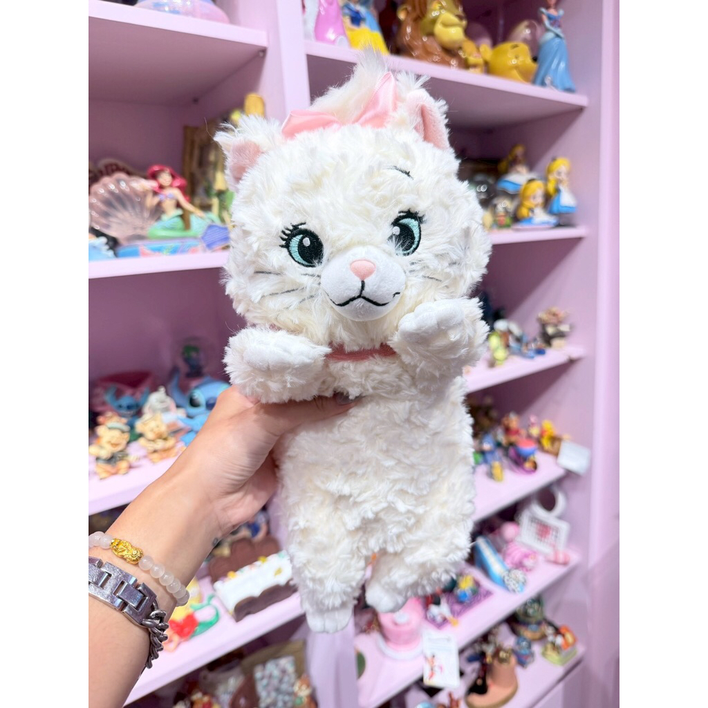 Bunibear. 迪士尼 瑪麗貓娃娃 貓兒歷險記 瑪莉貓 粉色蝴蝶結 「請先聊聊詢問」