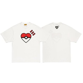 〖AXEL〗HUMAN MADE x Pokemon 秋冬新品 寶可夢系列短袖T恤 男女同款竹節棉短T