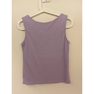 正韓fave 紫色無袖背心 衣服日記