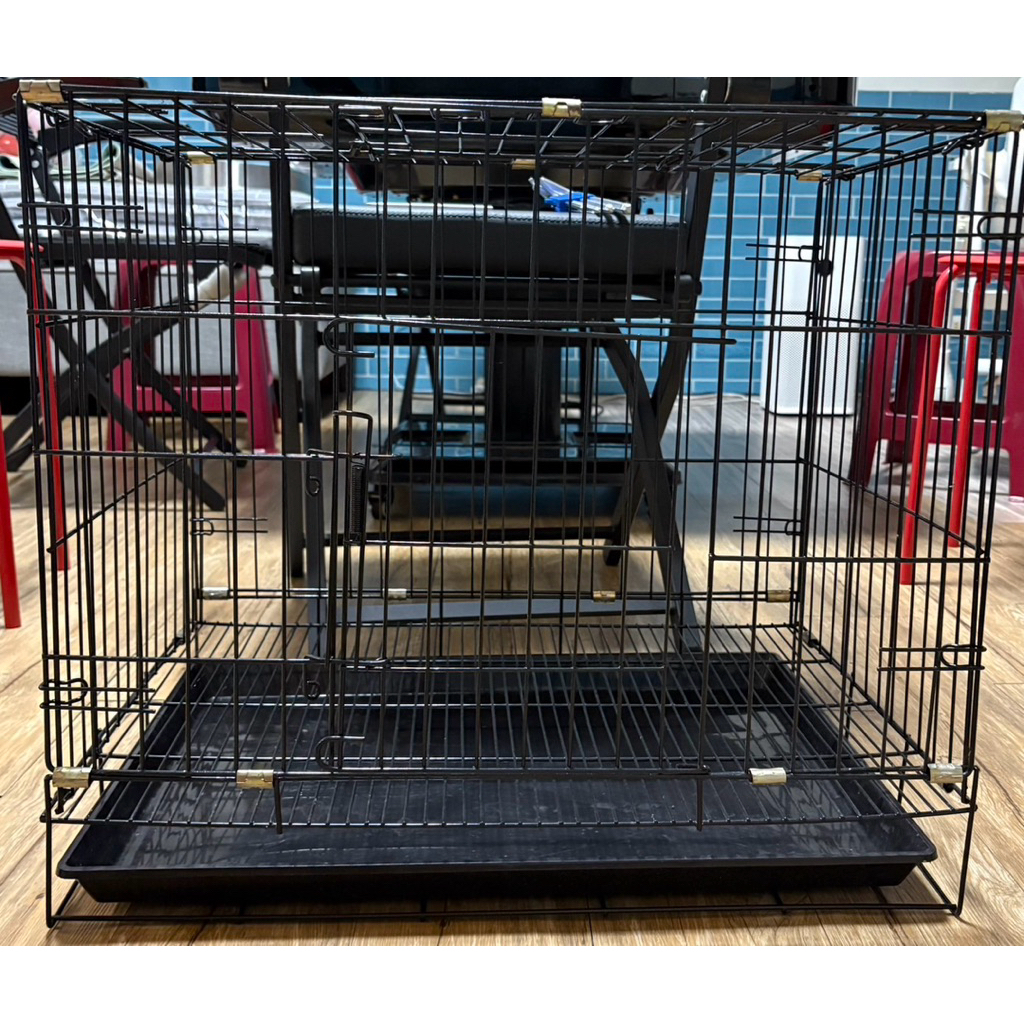 二手折疊式寵物鐵籠子