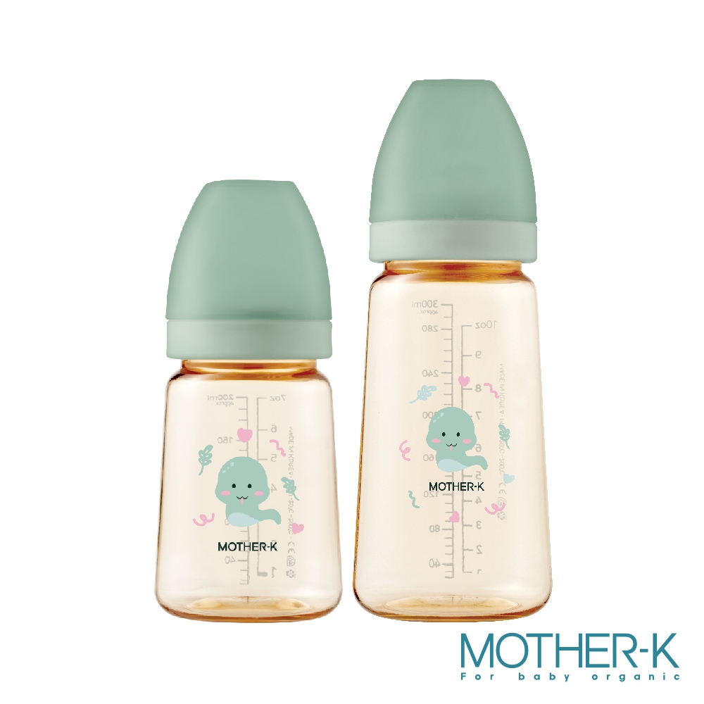 韓國MOTHER-K【2025年蛇年限定】精粹極簡PPSU奶瓶 180ml / 280ml-蛇奇寶貝
