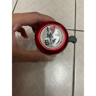 全新 瑕疵 腳踏車鈴噹 自行車配件 自行車鈴鐺 紅心鈴鐺 紅心I LOVE MY BIKE自行車鈴鐺 腳踏車鈴鐺
