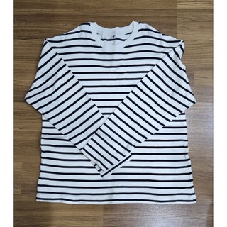 UNIQLO 圓領長袖條紋T