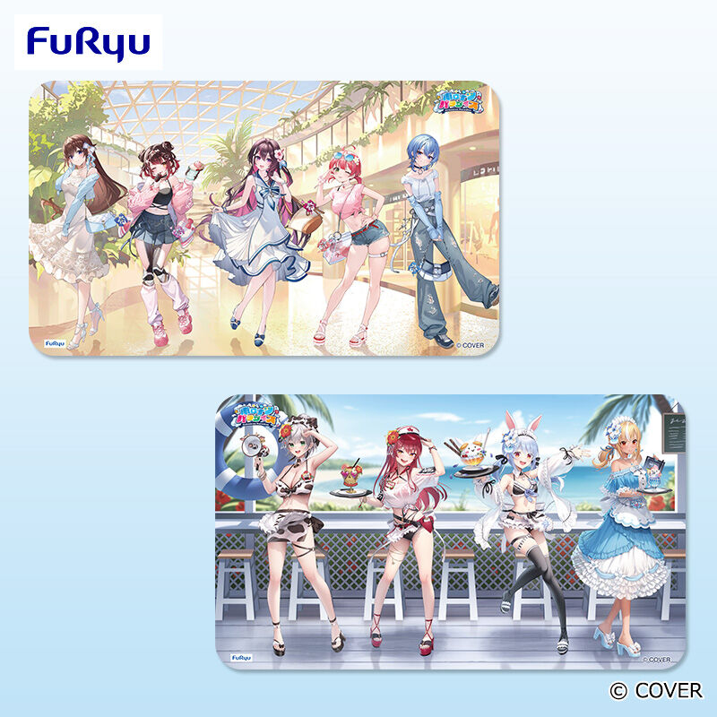 🔥鹿本🔥現貨 日版 景品 FuRyu Hololive 0期生 3期生 大型滑鼠墊 櫻巫女 AZKi 星街彗星 寶鐘瑪琳