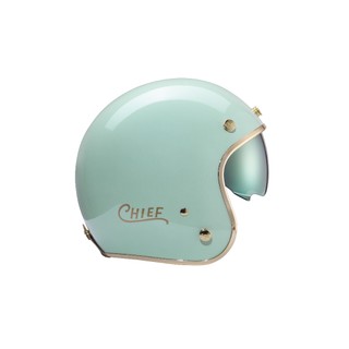 任我行騎士部品 Chief Helmet DEMETER 薄荷綠 3/4 半罩 復古帽