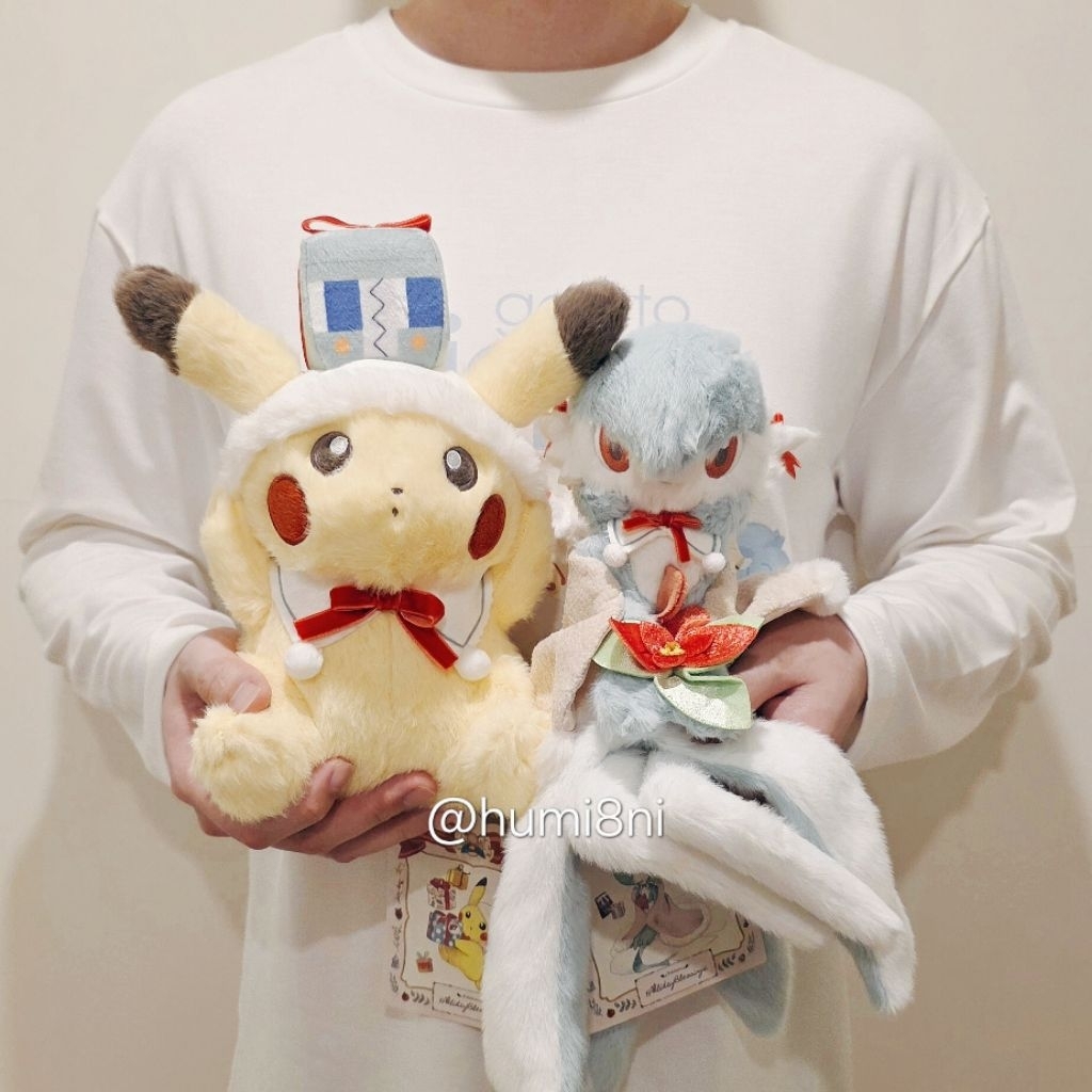 ➡️現貨⬅️ 日本寶可夢中心 2025 聖誕 皮卡丘 沙奈朵 仙子伊布 木木梟 黏黏寶 帕奇利茲 娃娃 布偶 聖誕禮物
