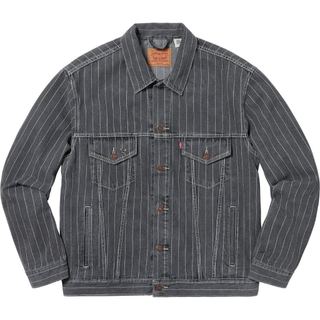 Supreme®/Levi's® Pinstripe Trucker Jacket 黑色S