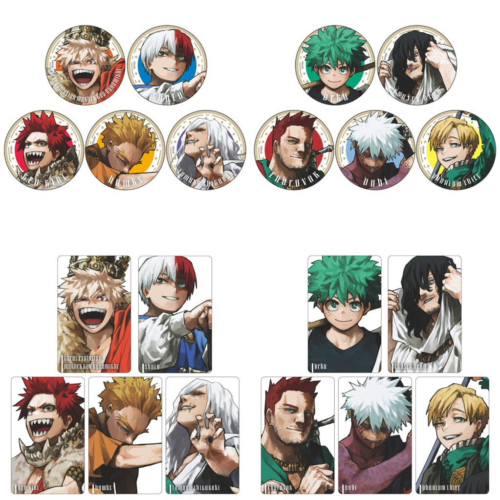 12/31結單 預購【我的英雄學院】JCS受注 爆豪綠谷轟相澤切島奮進人霍克斯荼毘死柄木物間「新十傑」，明年六七月到貨