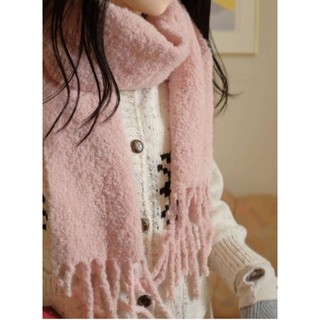預購 韓國空運 Soft Wool Scarf 羊毛混紡的柔軟圍巾