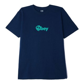 Obey All Around The World T恤 (深藍)