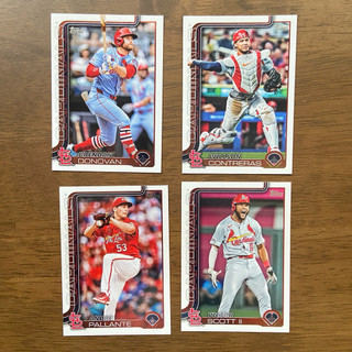 2025 Topps series Cardinals 紅雀隊 Donovan Scott Contreras