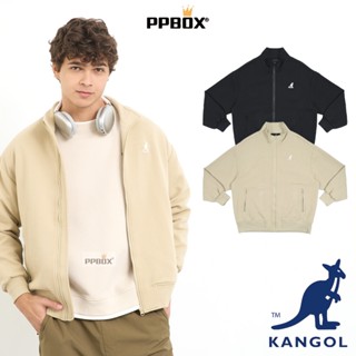 KANGOL 袋鼠 立領 教練外套【65551402】時尚 落肩 大尺碼 長袖 情侶裝 衣服 上衣 外套 日韓穿搭