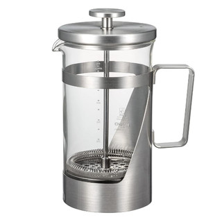 HARIO 不鏽鋼 胖胖銀濾壓壺 300ml 600ml