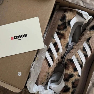 【Focus Store】Atmos Pink x Adidas Gazelle Indoor 豹紋 聯名 JS4599