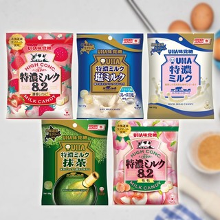 UHA 味覺糖 特濃 牛奶糖 1包 牛奶糖 糖果 日本牛奶糖 零食 草莓 抹茶 水蜜桃【小三美日】DS020808