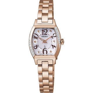 SEIKO 精工 LUKIA 酒桶型鑽石珍珠貝女錶-21mm(SSWA016J/4N30-01D0K
