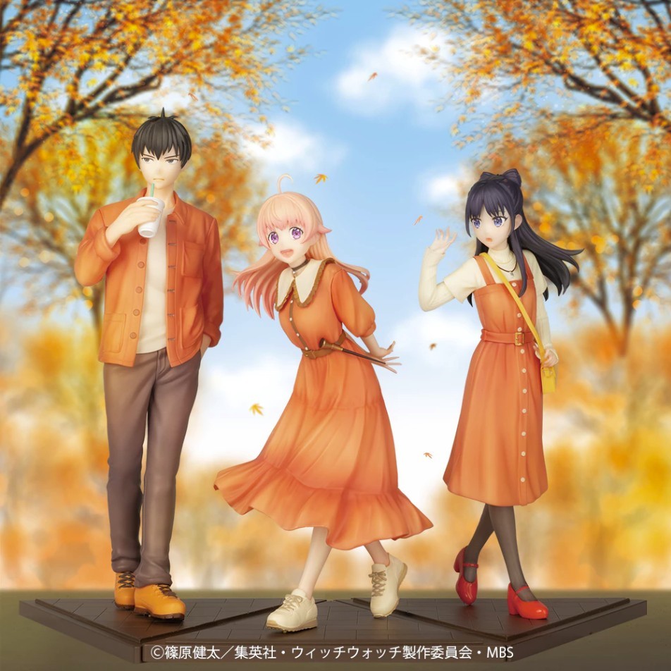 FGS> 正版 日版 KONAMI WITCH WATCH 魔女守護者 若月妮可 宮尾音夢 乙木守仁 秋服 公仔