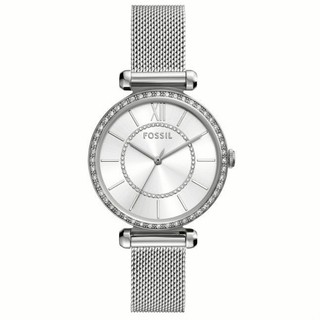 【FOSSIL】晶鑽石英女錶BQ3988 36mm 現代鐘錶