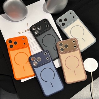炫彩磨砂 磁吸支架 自帶鏡頭貼iPhone17 16 15 14 13 12 11Promax鏡頭支架 防摔全包 手機殼