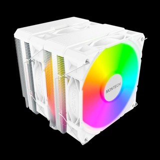 ~協明~ MONTECH 君主 NX600 ARGB 白 6管雙塔雙風散熱器 支援多平台