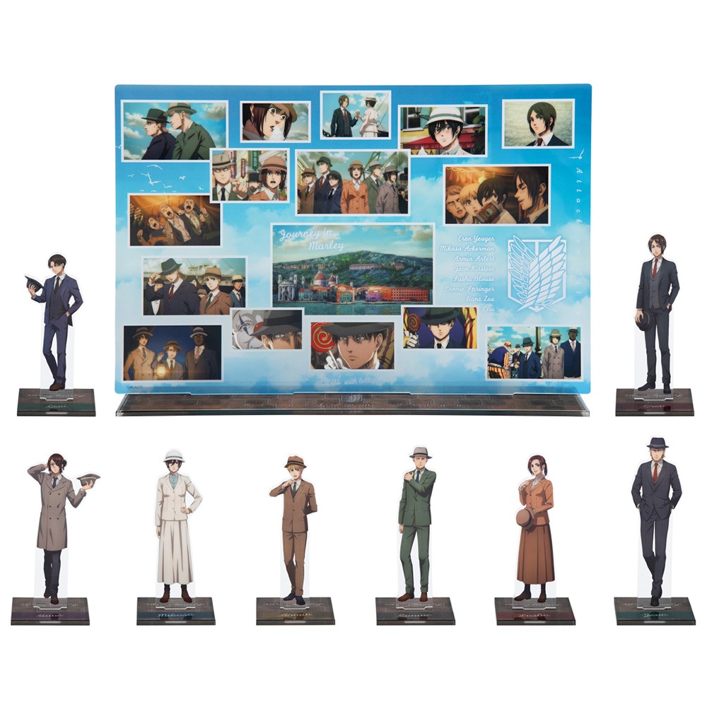 Attack on Titan進擊的巨人 背景壓克力立牌(大)-進擊的巨人A款ToysRUs玩具反斗城