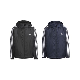 【ADIDAS】愛迪達 ES+ 3S WV JKT 休閒 男裝 連帽 外套 -JF3912 JF3954