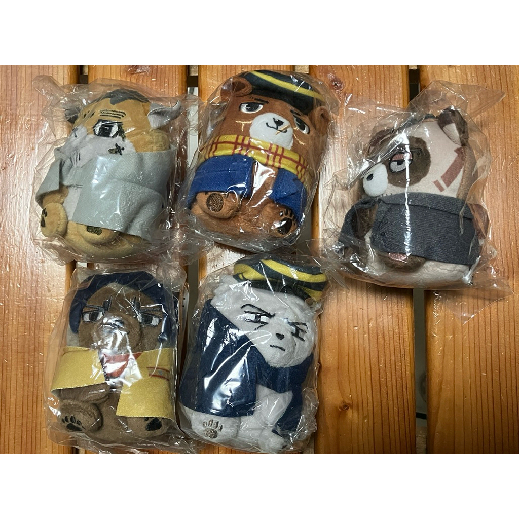 ［全新］黃金神威 動物系列 鯉登音之進 杉元佐一 尾形百之助 Ensky 動物型態Q版布偶 娃娃