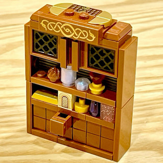 LEGO 樂高 MOC 書櫃 櫃子 古典 傢俱 全新零件 創作