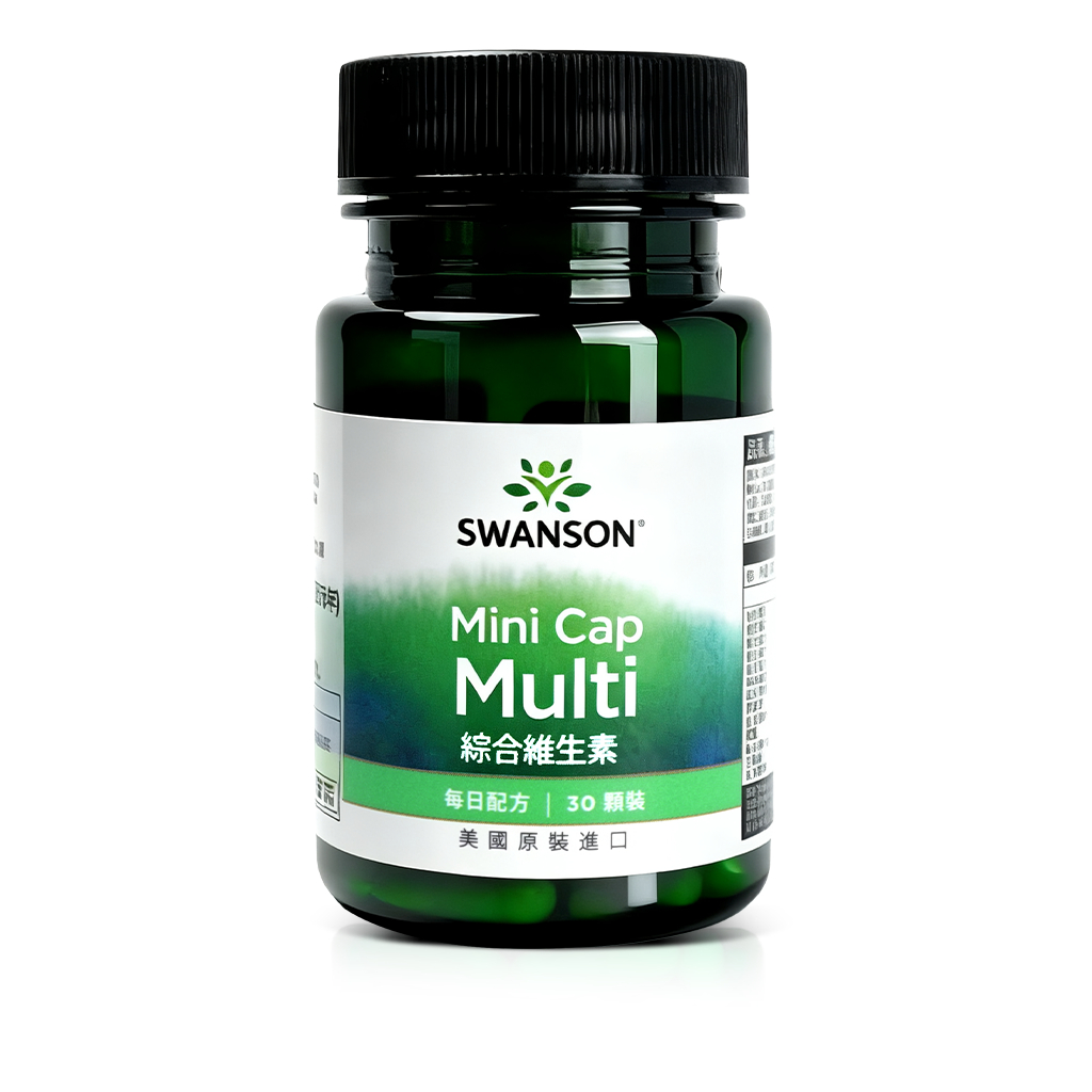 【SWANSON 美國斯旺森】 綜合維生素膠囊 30顆 單月包裝 B群 維生素C 維生素D 維生素E 原裝 進口