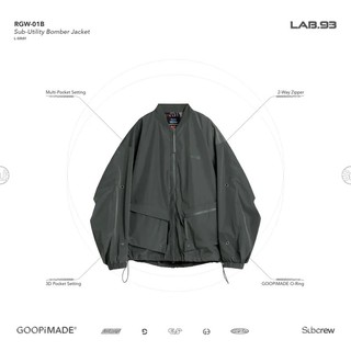 [GOOPiMADE x Subcrew] “RGW-01B” Sub-Utility Bomber Jacket