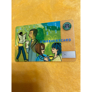 美國 星巴克 Starbucks 2007 舊logo 喝咖啡隨行卡 背後隱藏碼已刮