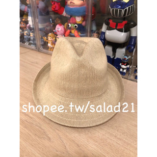 正品現貨 KANGOL 袋鼠帽 紳士帽 編織帽 竹編帽 春夏系列 適合一般或頭小戴 男女通用 二手近全新