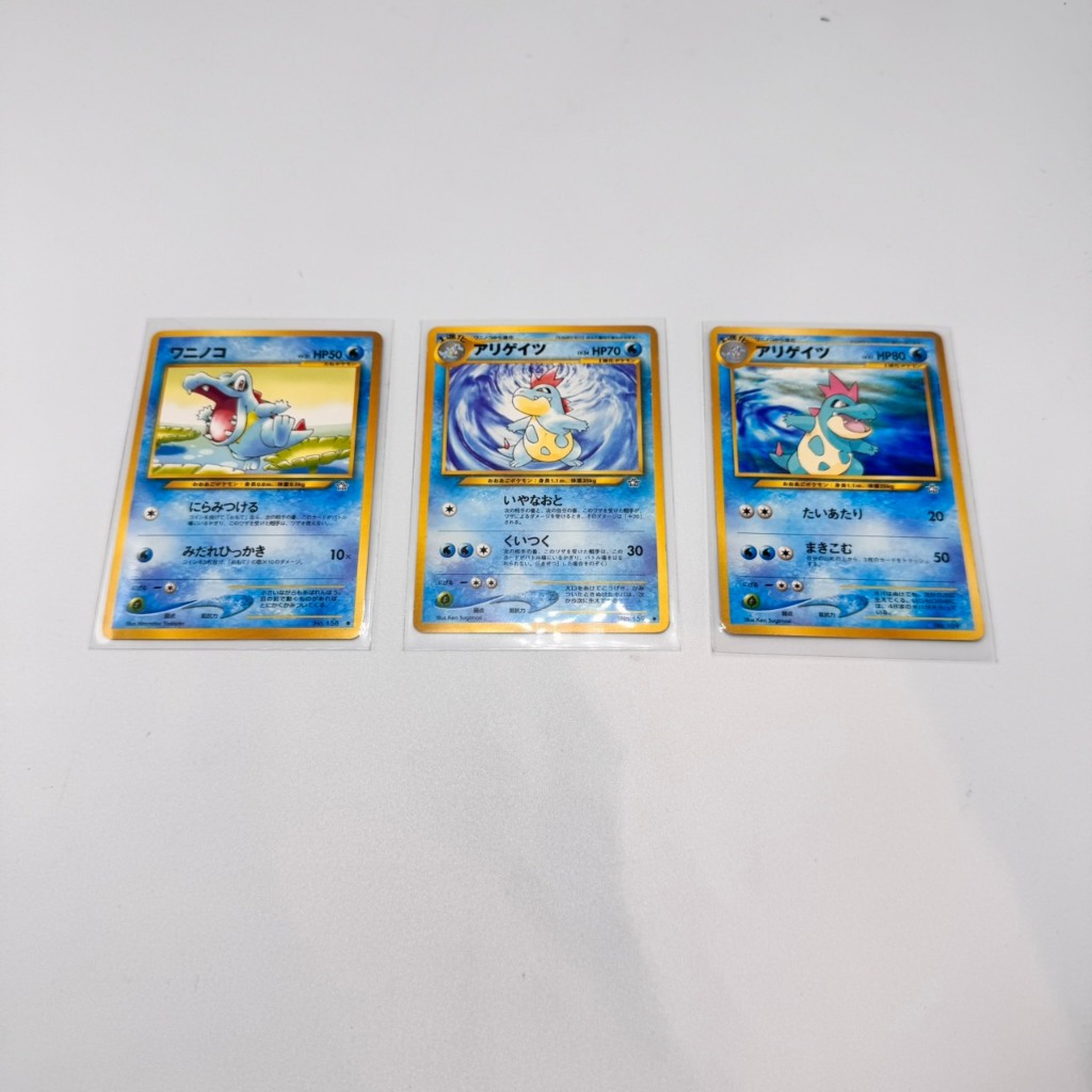 寶可夢 PTCG 小鋸鱷 藍鱷 微白邊 舊版卡面  二手 日版 現貨【H2512489】