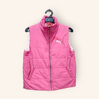 Puma 粉紅色點點LOGO鋪棉背心 商品號 (N25122131