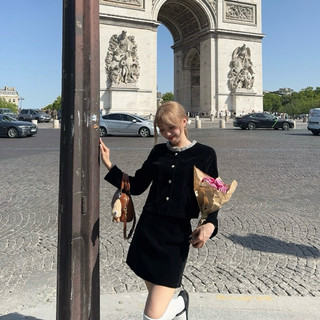 Muun Studio 小千金赫本風 春季法式小香風氣質小套裝