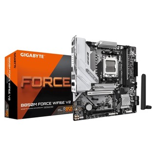 技嘉 B850M FORCE WIFI6E V2 +美光 PRO DDR5-6000 16G 黑 一支