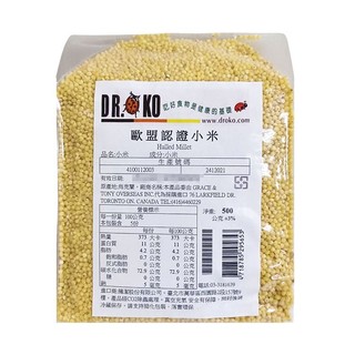 DR.OKO-歐盟認證小米 500g **效期2027.06.01** #德逸