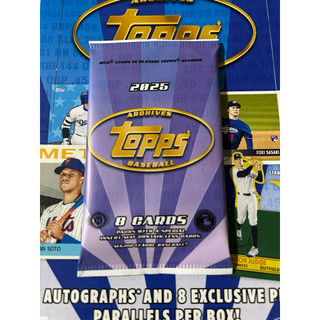 2025 Topps Archives Baseball Hobby 卡包 （佐佐木朗希、大谷翔平、山本由伸）