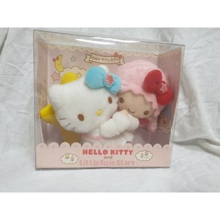 【絕版收藏】三麗鷗2014/40週年紀念Hello Kitty x Little Twin Stars雙子星擁抱