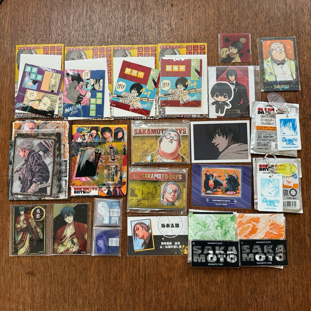 SAKAMOTO DAYS 坂本日常 原畫 貼紙 生日卡 吊飾 坂本太郎 南雲 大佛 神神廻 朝倉新 有月 樂 特典