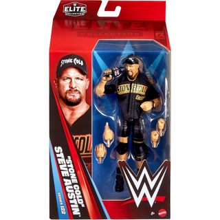 ☆阿Su倉庫☆WWE摔角 Stone Cold Steve Austin Elite 122 傳奇巨星精華版人偶附偶衣