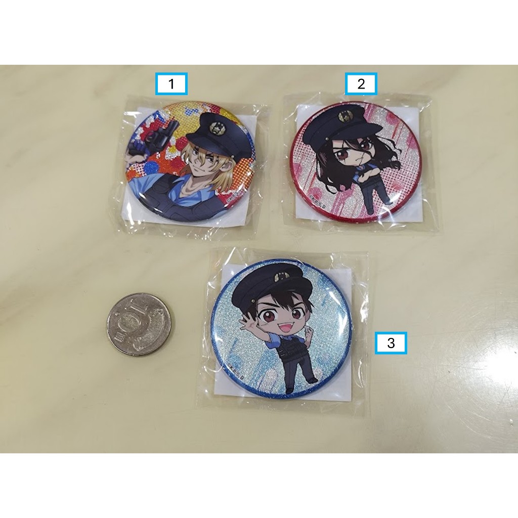 [睡睡蛙小池] 新石紀 Dr.STONE 徽章 胸章 別針 警察 景觀 七海龍水 獅子王司 阿鉻