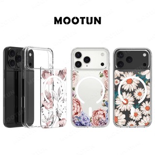 MOOTUN 沐盾 | 可替換背板 防摔手機殼 磁吸手機殼 可拆式背板 iPhone18~13 Pro Max 花卉系列