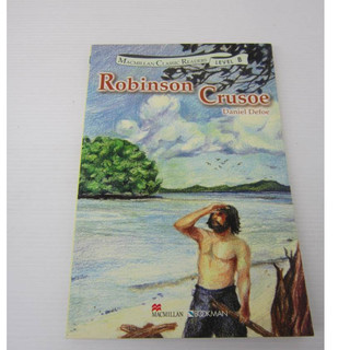 「二手書」Macmillan Robinson Crusoe 原文小說 Level B 英文讀本 Defoe