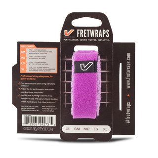 [新麗聲樂器] GruvGear Fretwraps 悶音束帶 (紫色-小)