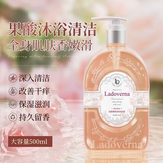 Ladoverna清甜櫻桃果香沐浴露 香氛沐浴精 果酸沐浴乳 洗完香噴噴 背痘糙皮 滋潤 清潔 不假滑拔幹 沐浴露