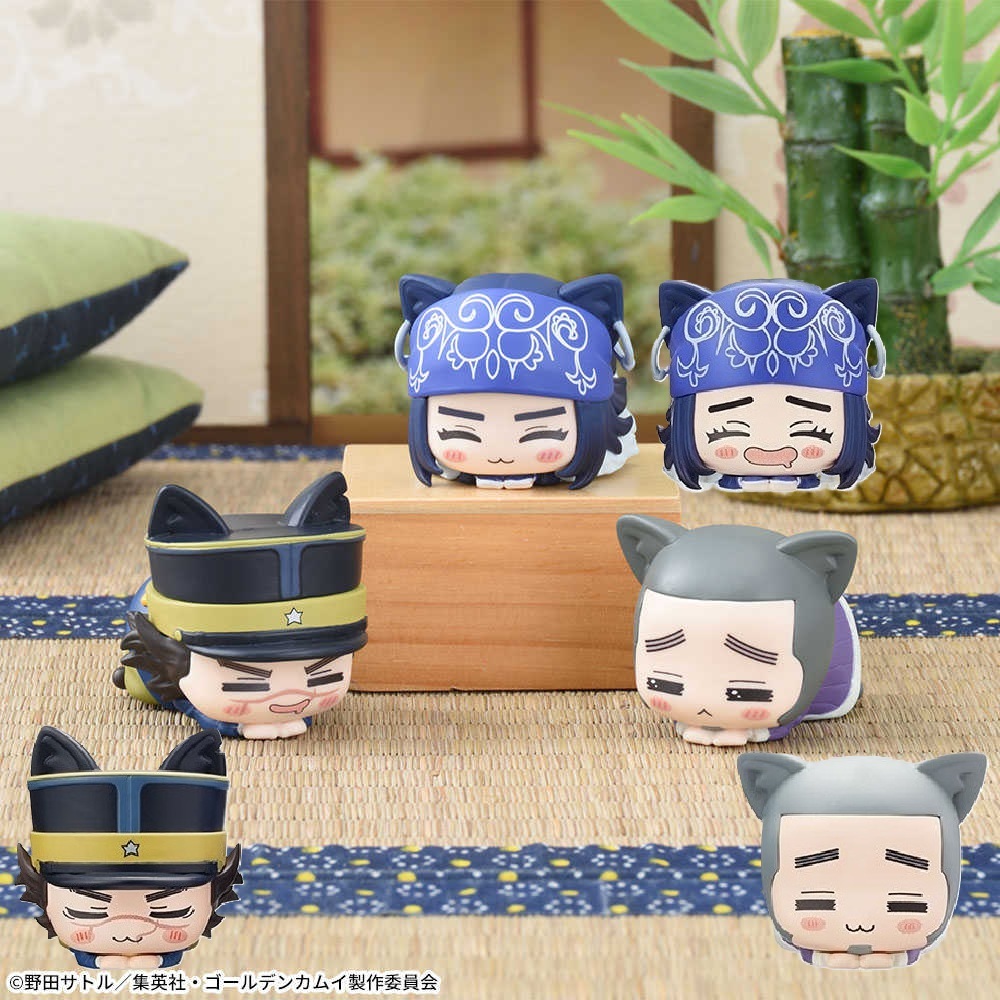 🌀日版客🌀 日版 黃金神威 SEGA 杉元佐一 阿席莉帕 白石由竹 趴姿 貓耳 午覺貓咪 景品 公仔